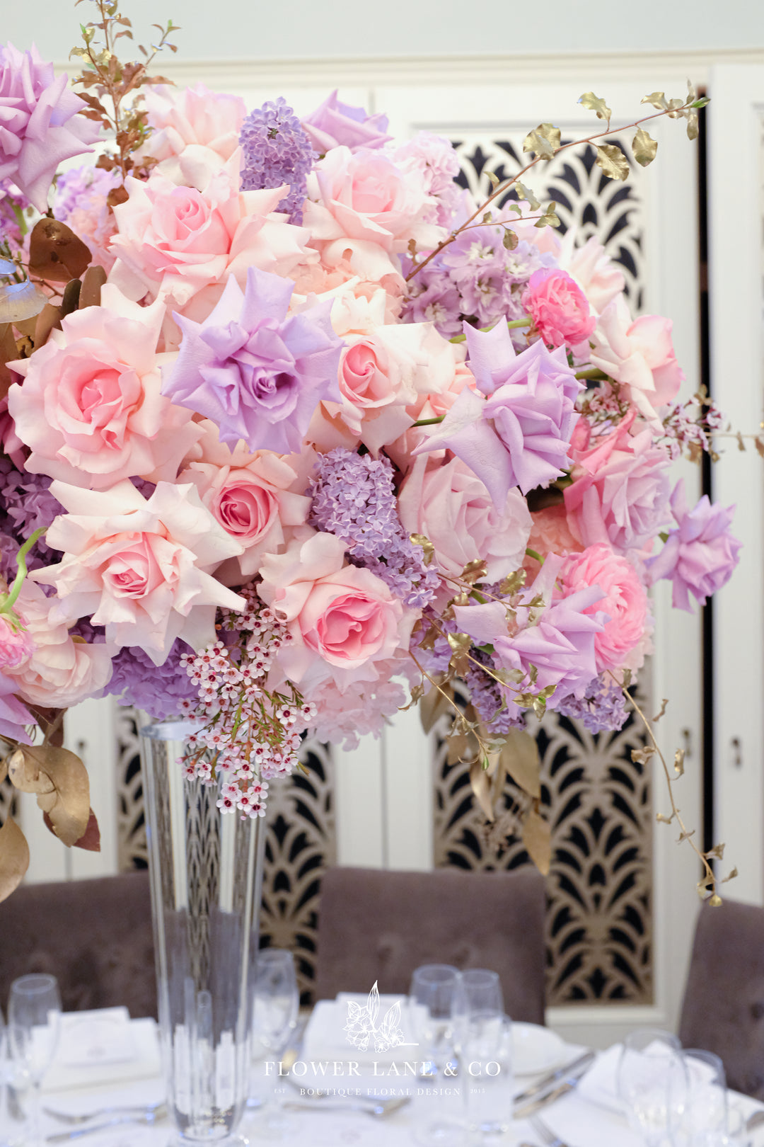 Romantic Pink & purple Wedding @ QVB Tea Room & St Andrew Cathedral