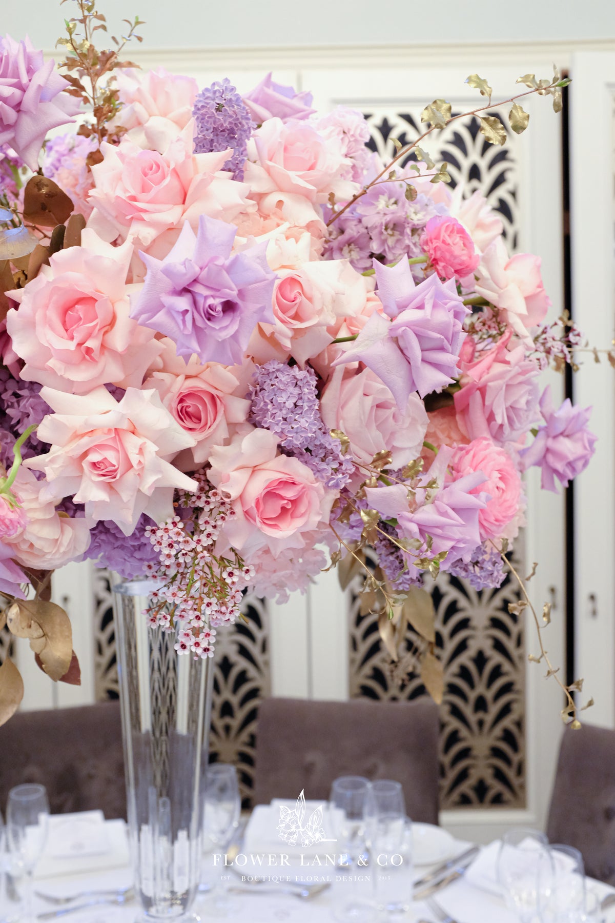 Romantic Pink & purple Wedding @ QVB Tea Room & St Andrew Cathedral