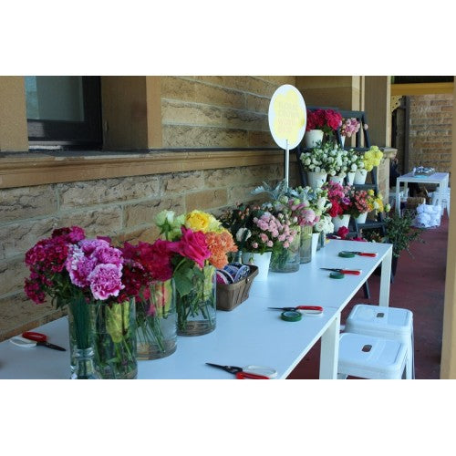 Bat Mitzvah Floral crown workshop