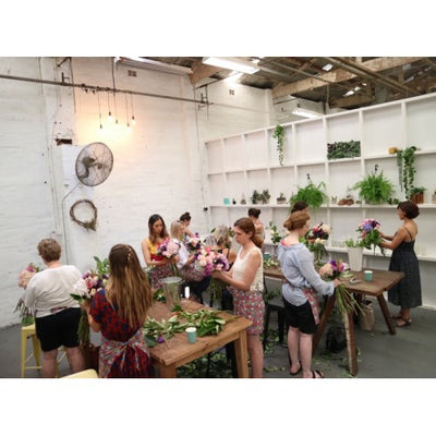 The first floral workshop of 2018