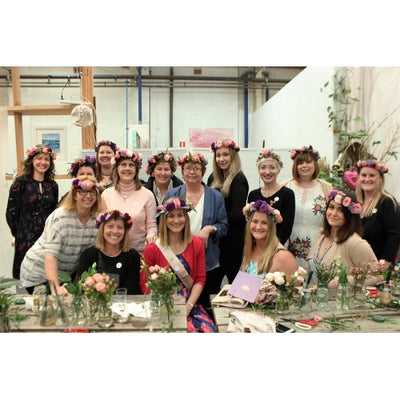 Floral Halo making workshops for Bachelorette Party