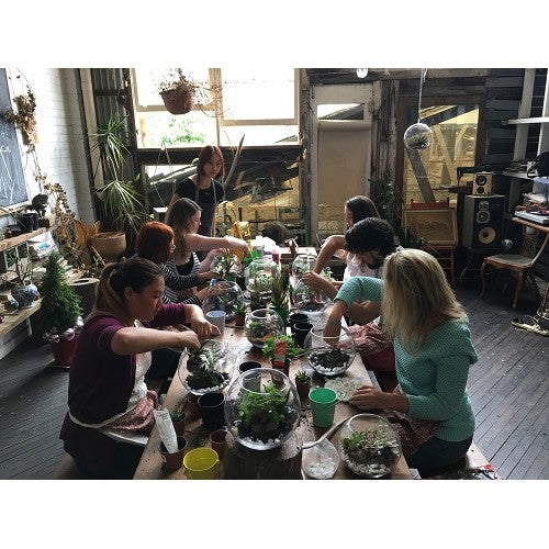 The First terrarium workshop in 2016
