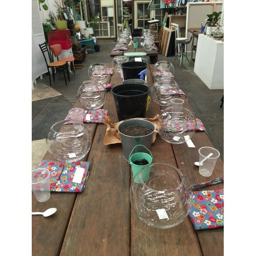 Indoor garden building workshop