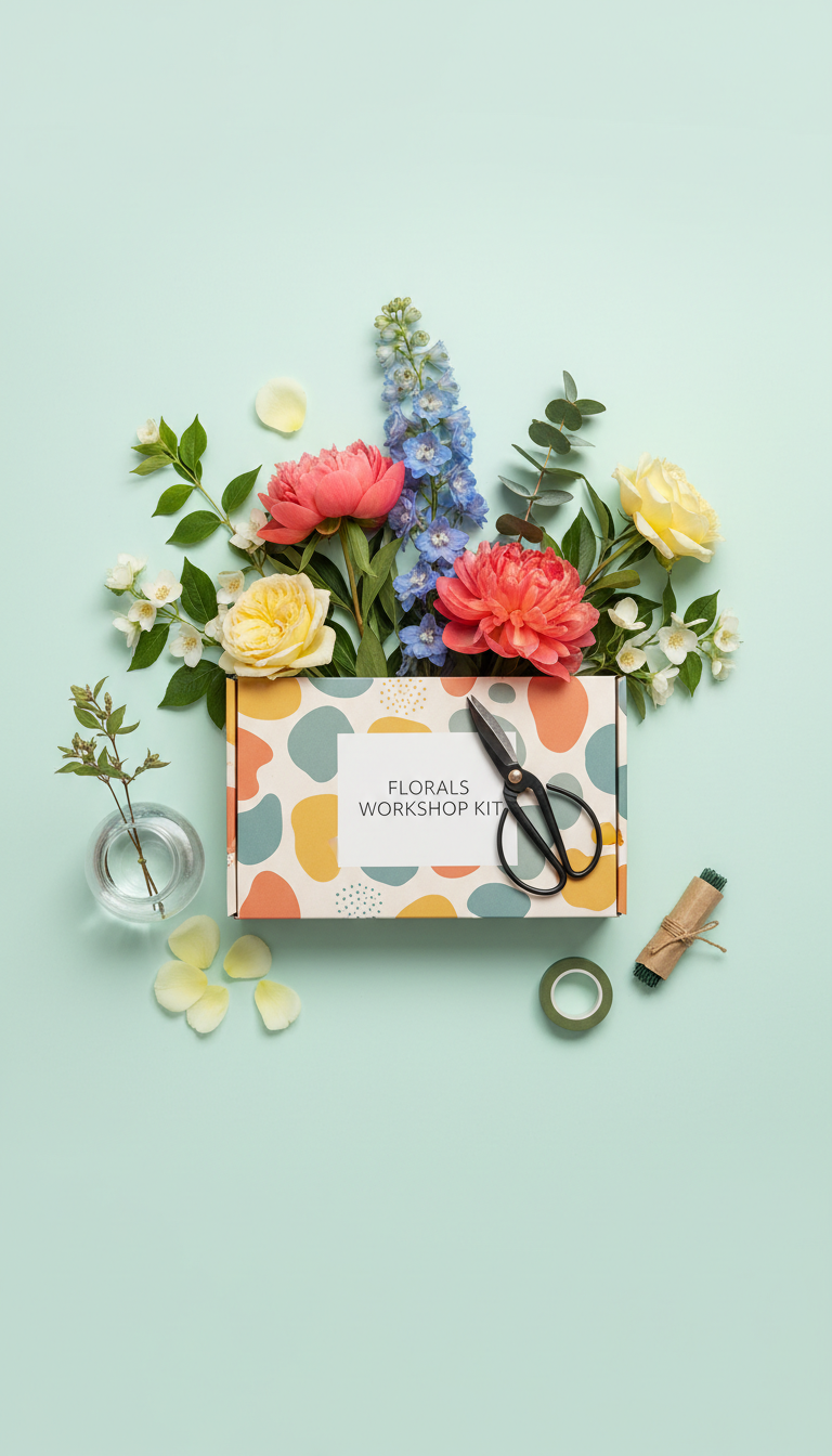 Floral Workshop Kit With Modern Shears