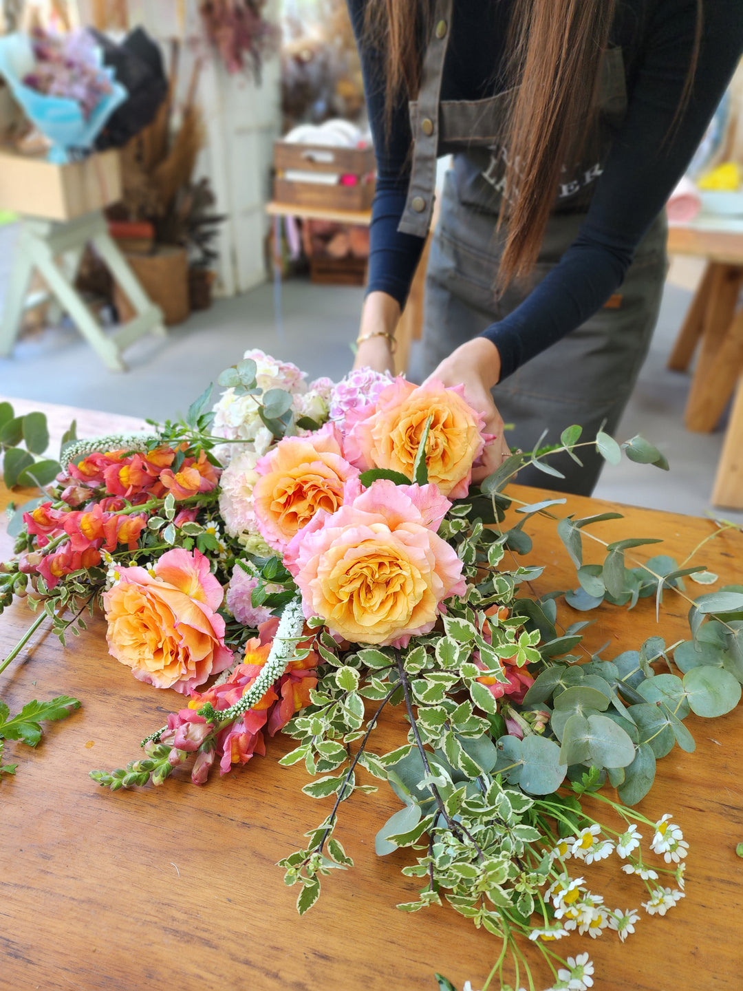 Hand tied bouquet Workshop