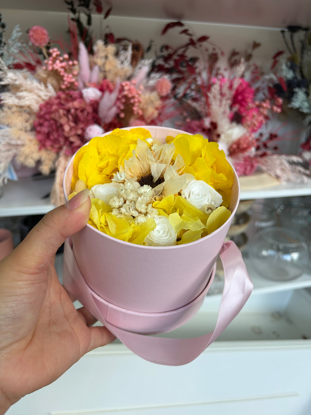 One of a kind | mini flower box (sunflower)