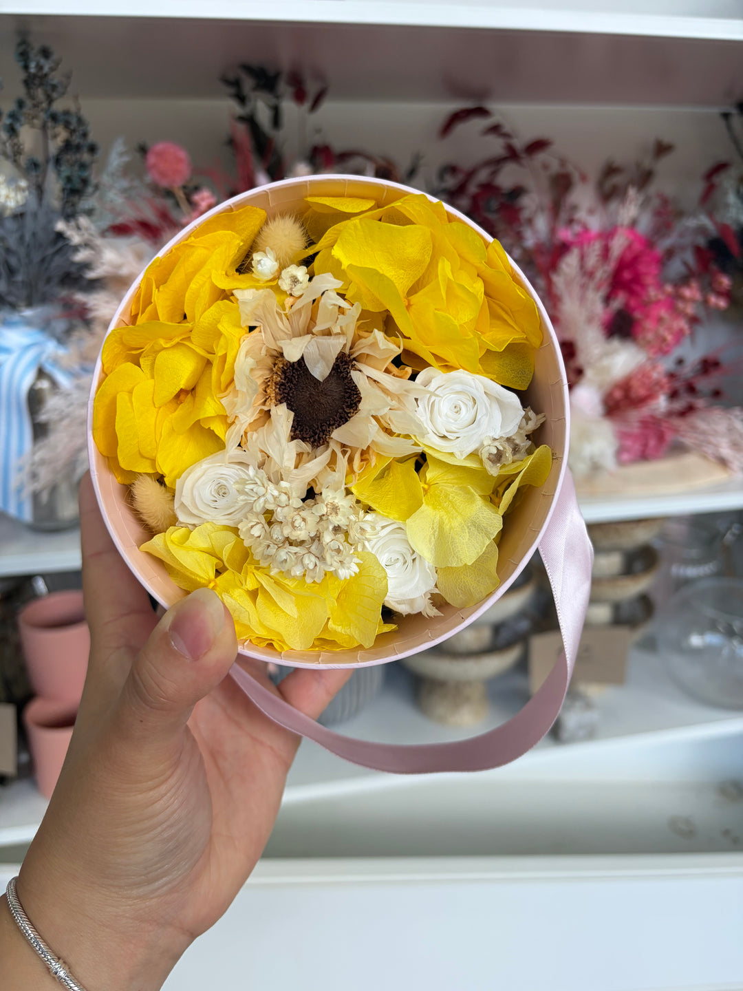 One of a kind | mini flower box (sunflower)