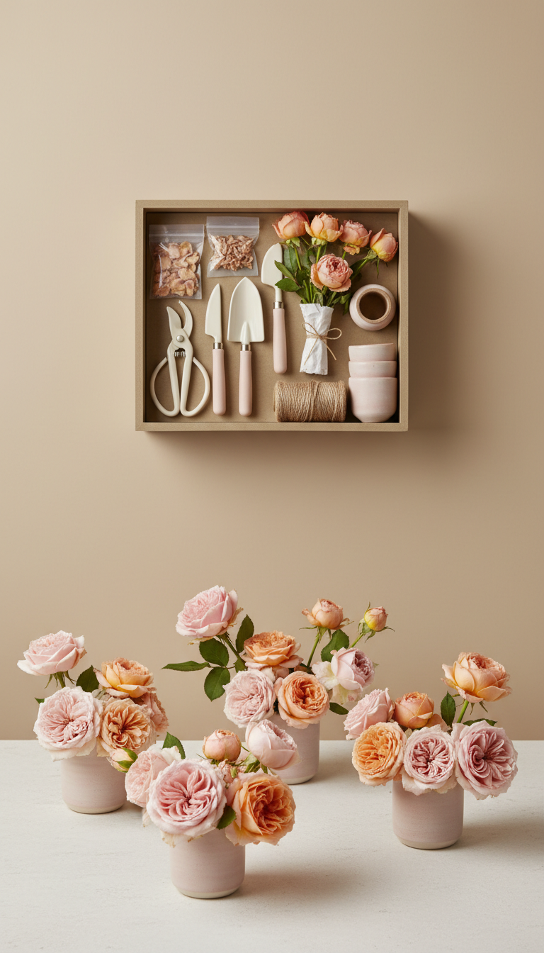 Garden Rose Workshop Kit with Ceramic Tools